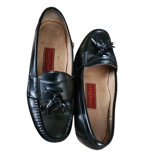 COLEHAAN coin loafers 10 Men's 28.0cm genuine leather black type Vintage Second Hand main image 1